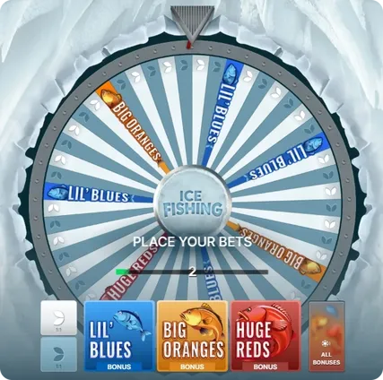 ice fishing wheel